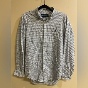 Ralph Lauren Plaid Button Down Shirt Classic Fit Long Sleeve Men’s Size S